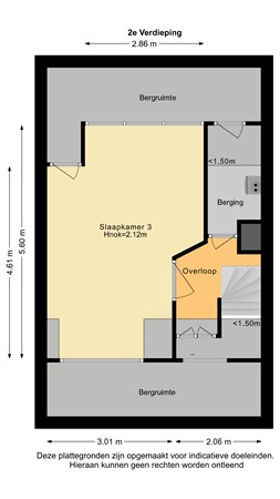 Floorplan - Agnes Croesinklaan 5, 2636 HL Schipluiden
